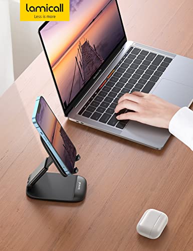 Modern Lamicall Cell Phone Stand for Desk - [Height Adjustable] Foldable for Daily Use