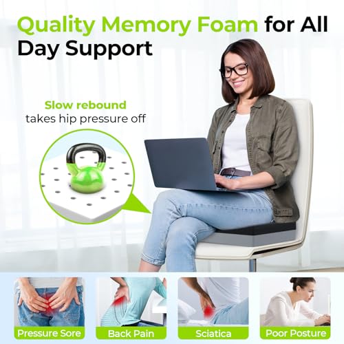 Minimalist AUVON Ventilation Seat Cushion with Innovation Heat Dissipation Design, Set